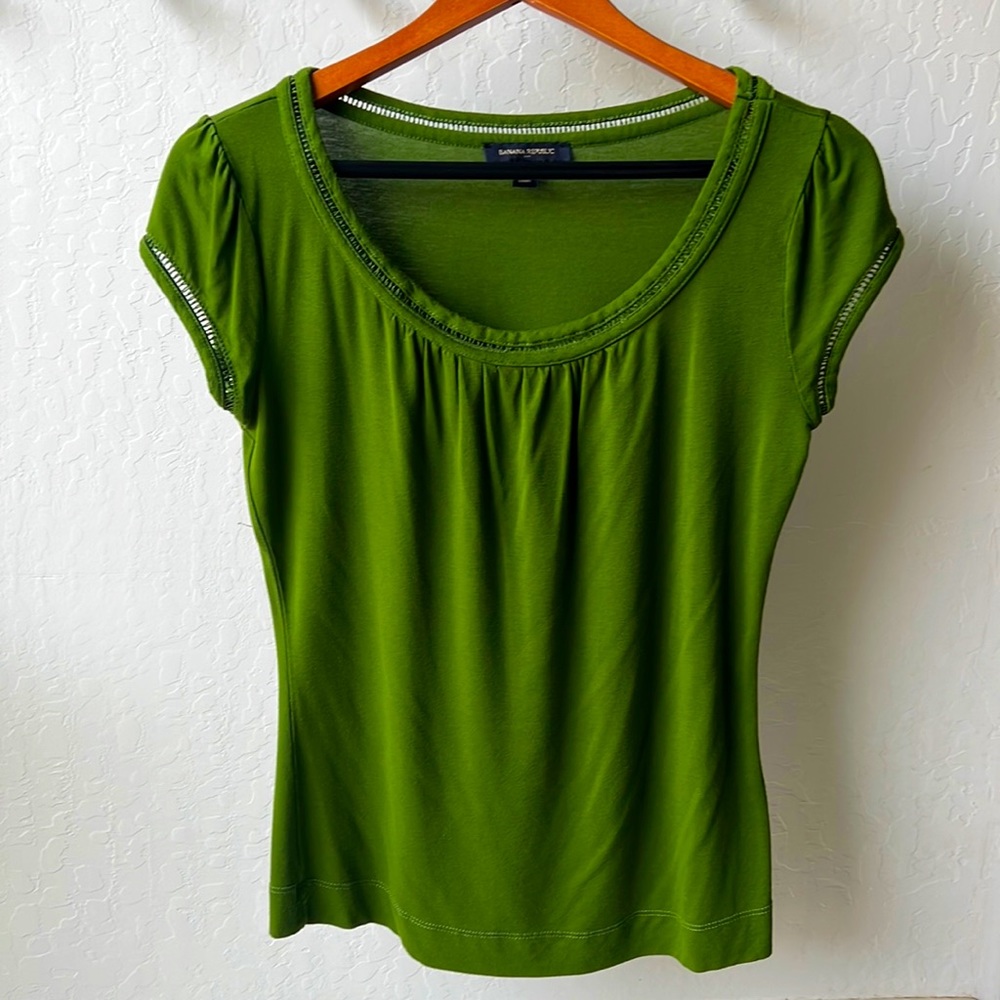 Banana Republic Green Blouse